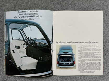 1966 Volkswagen Type 3 1600 Fastback Sedan Brochure - Image 4
