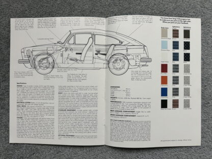 1966 Volkswagen Type 3 1600 Fastback Sedan Brochure - Image 8