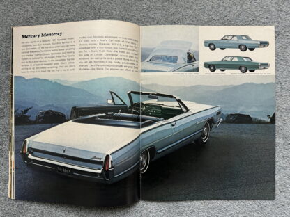1967 Mercury and Comet Brochure Montclair, Monterey, Cyclone, Park Lane - Image 8