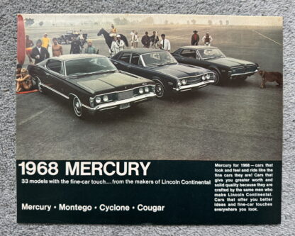 1968 Mercury Brochure Montclair, Monterey, Cougar, Cyclone, Park Lane