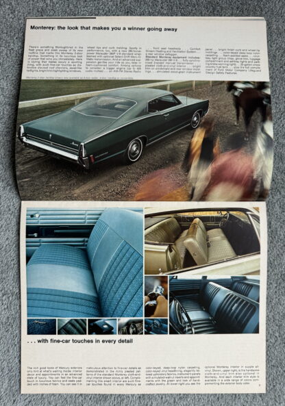 1968 Mercury Brochure Montclair, Monterey, Cougar, Cyclone, Park Lane - Image 5