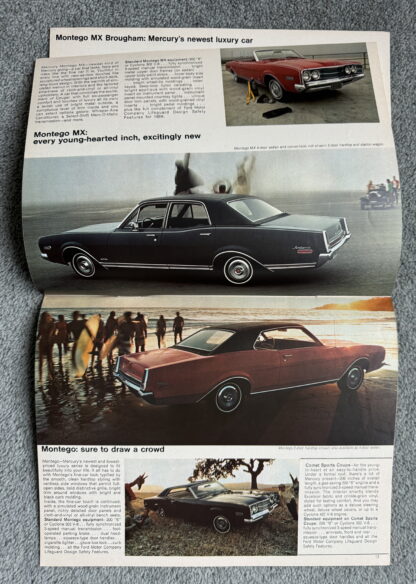 1968 Mercury Brochure Montclair, Monterey, Cougar, Cyclone, Park Lane - Image 7