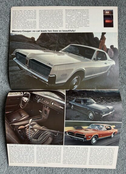 1968 Mercury Brochure Montclair, Monterey, Cougar, Cyclone, Park Lane - Image 9