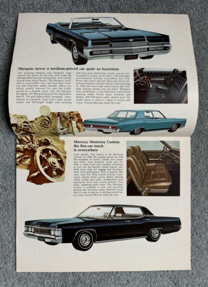 1969 Mercury Brochure Marauder, Marquis, Monterey, Cougar, Cyclone - Image 3