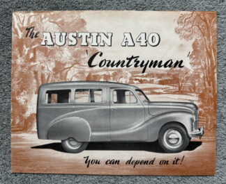 1951 Austin A40 Countryman Brochure