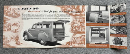 1951 Austin A40 Countryman Brochure - Image 2