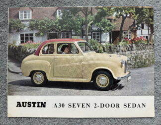 1954 Austin A30 Seven Brochure