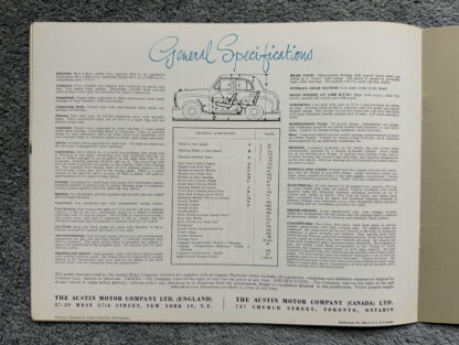 1952 Austin A30 Seven Brochure - Image 12