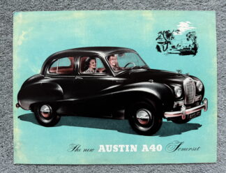 1952 Austin A40 Somerset Brochure