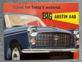 1960 Austin A40 Brochure