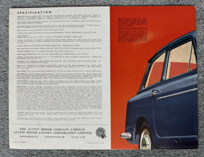 1960 Austin A40 Brochure - Image 9