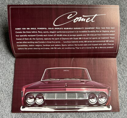 1964 Mercury Comet Range Brochure - Image 2
