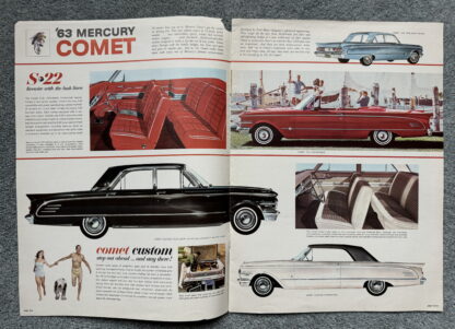 1963 Mercury Comet, Meteor, Monterey Range Brochure - Image 2