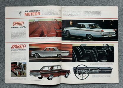 1963 Mercury Comet, Meteor, Monterey Range Brochure - Image 4