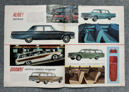1963 Mercury Comet, Meteor, Monterey Range Brochure - Image 5