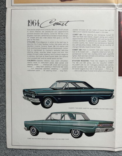 1964 Mercury Park Lane, Montclair, Monterey Range Brochure - Image 7