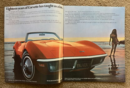 1971 Chevrolet Corvette Brochure - Image 2