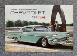 1958 Chevrolet Range Bel Air Impala , Biscayne, Delray Nomad Brochure