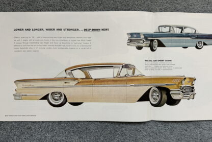 1958 Chevrolet Range Bel Air Impala , Biscayne, Delray Nomad Brochure - Image 3