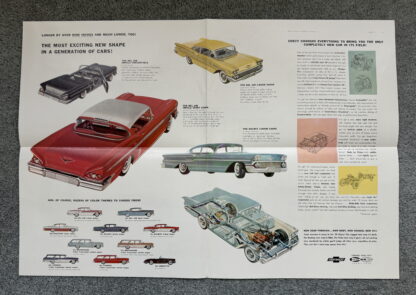 1958 Chevrolet Range Bel Air Impala , Biscayne, Delray Nomad Brochure - Image 5