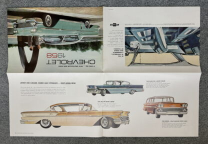 1958 Chevrolet Range Bel Air Impala , Biscayne, Delray Nomad Brochure - Image 9