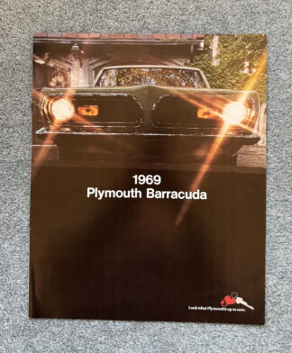 1969 Plymouth Chrysler Barracuda Brochure