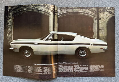 1969 Plymouth Chrysler Barracuda Brochure - Image 2