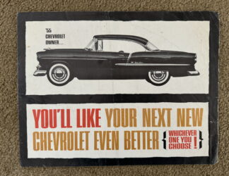 1962 Chevrolet Range Brochure Impala, Monza, Corvair