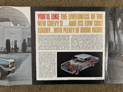 1962 Chevrolet Range Brochure Impala, Monza, Corvair - Image 6