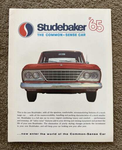 1965 Studebaker Range Brochure Commander, Daytona, Cruiser