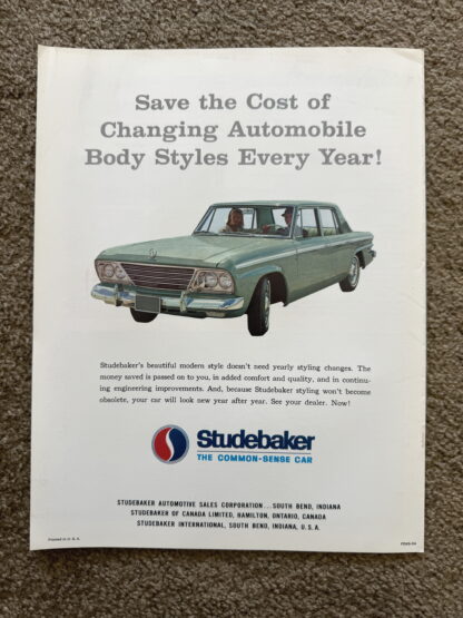 1965 Studebaker Range Brochure Commander, Daytona, Cruiser - Image 9