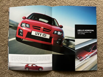 2005 MG ZR 160 Brochure - Image 5