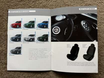 2003 MG ZT, ZT-T Brochure - Image 10