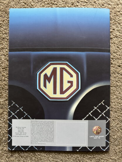 2003 MG ZT, ZT-T Brochure - Image 11