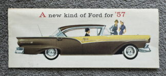 1957 Ford Range Brochure Custom, Fairlane, Wagons