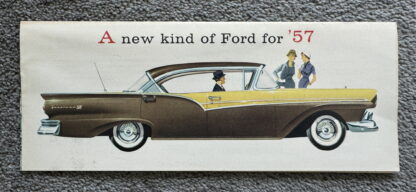 1957 Ford Range Brochure Custom, Fairlane, Wagons