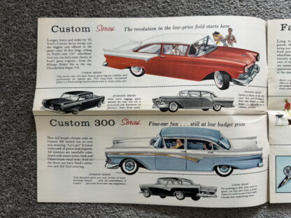1957 Ford Range Brochure Custom, Fairlane, Wagons - Image 3