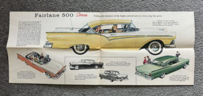 1957 Ford Range Brochure Custom, Fairlane, Wagons - Image 5