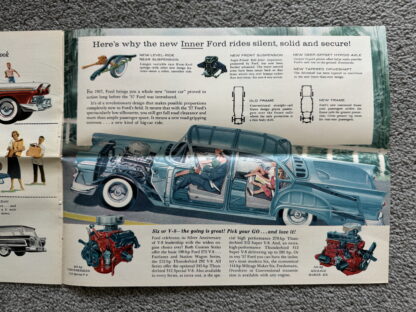 1957 Ford Range Brochure Custom, Fairlane, Wagons - Image 7