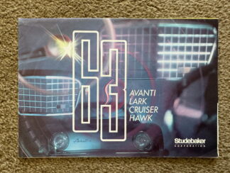 1963 Studebaker Range Brochure Avanti, Lark, Cruiser, Hawk