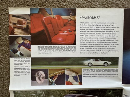 1963 Studebaker Range Brochure Avanti, Lark, Cruiser, Hawk - Image 4