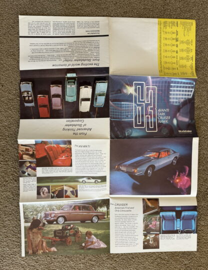 1963 Studebaker Range Brochure Avanti, Lark, Cruiser, Hawk - Image 11