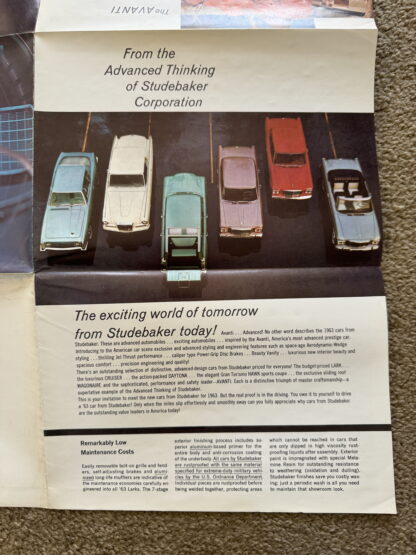 1963 Studebaker Range Brochure Avanti, Lark, Cruiser, Hawk - Image 12