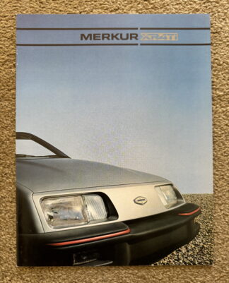1985 Ford Merkur XR4Ti (Sierra XR4i) Brochure