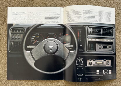 1985 Ford Merkur XR4Ti (Sierra XR4i) Brochure - Image 4
