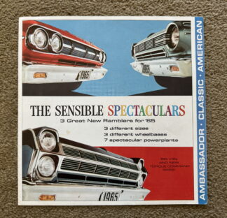 1965 Rambler Range Brochure Classic, Ambassador, American