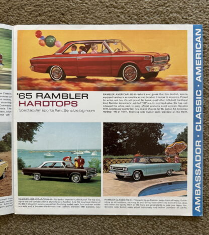 1965 Rambler Range Brochure Classic, Ambassador, American - Image 3