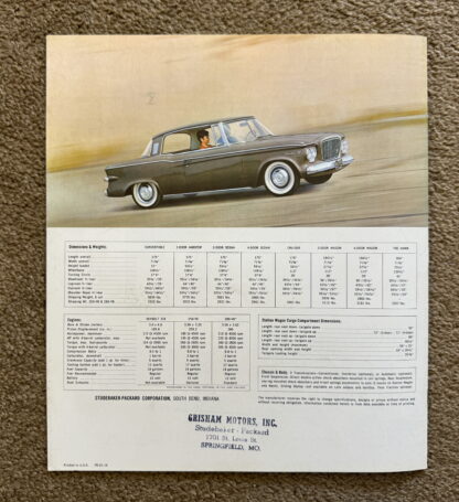 1961 Studebaker Range Brochure Lark, Cruiser, Hawk - Image 13