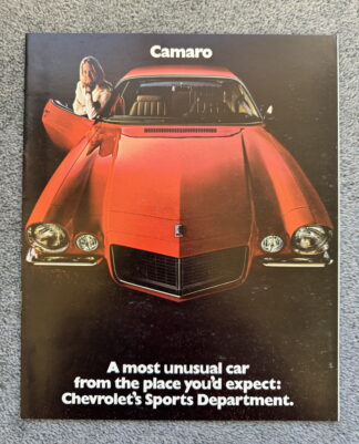 1970 Chevrolet Camaro Brochure SS Z28