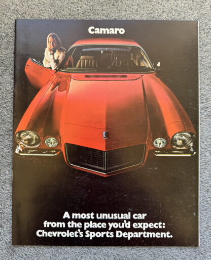 1970 Chevrolet Camaro Brochure SS Z28